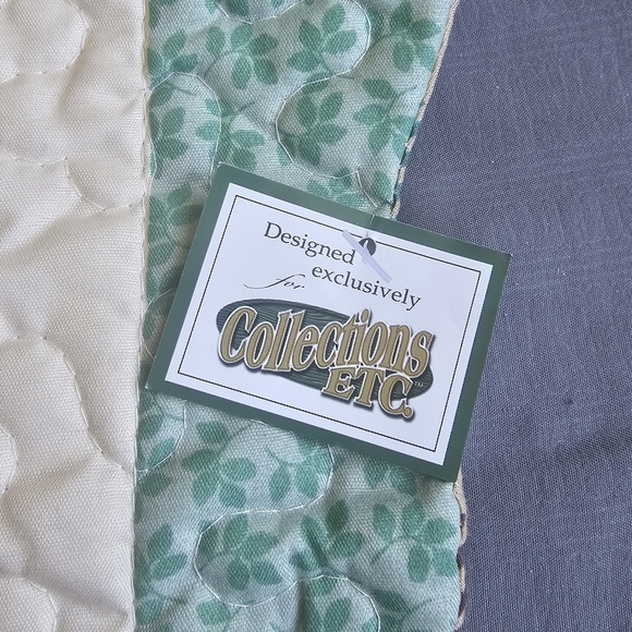 Quilted Pillowcase Shams‎ Pinecone Prairie Country Cabin NWT - Picture 4 of 6